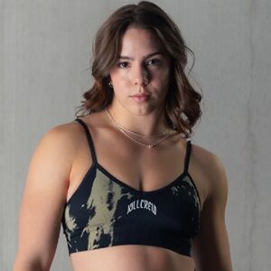 KILL CREW BNWT BRA OLIVE GREEN SHATTER